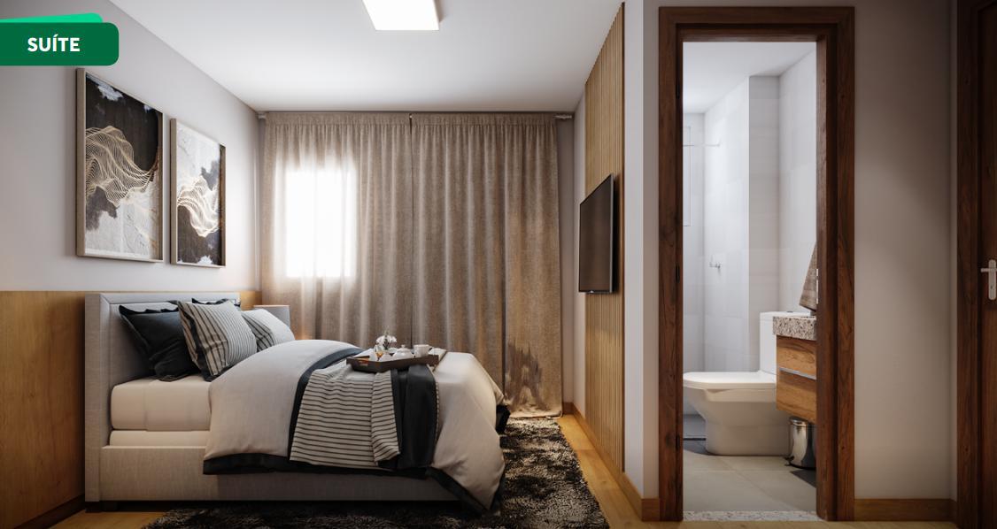 Apartamento, Havaí, 2 Quartos, 1 Vaga, 1 Suíte