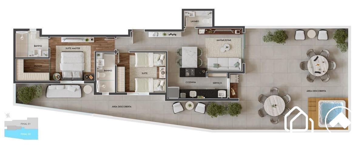 Apartamento, Buritis, 2 Quartos, 2 Vagas, 1 Suíte