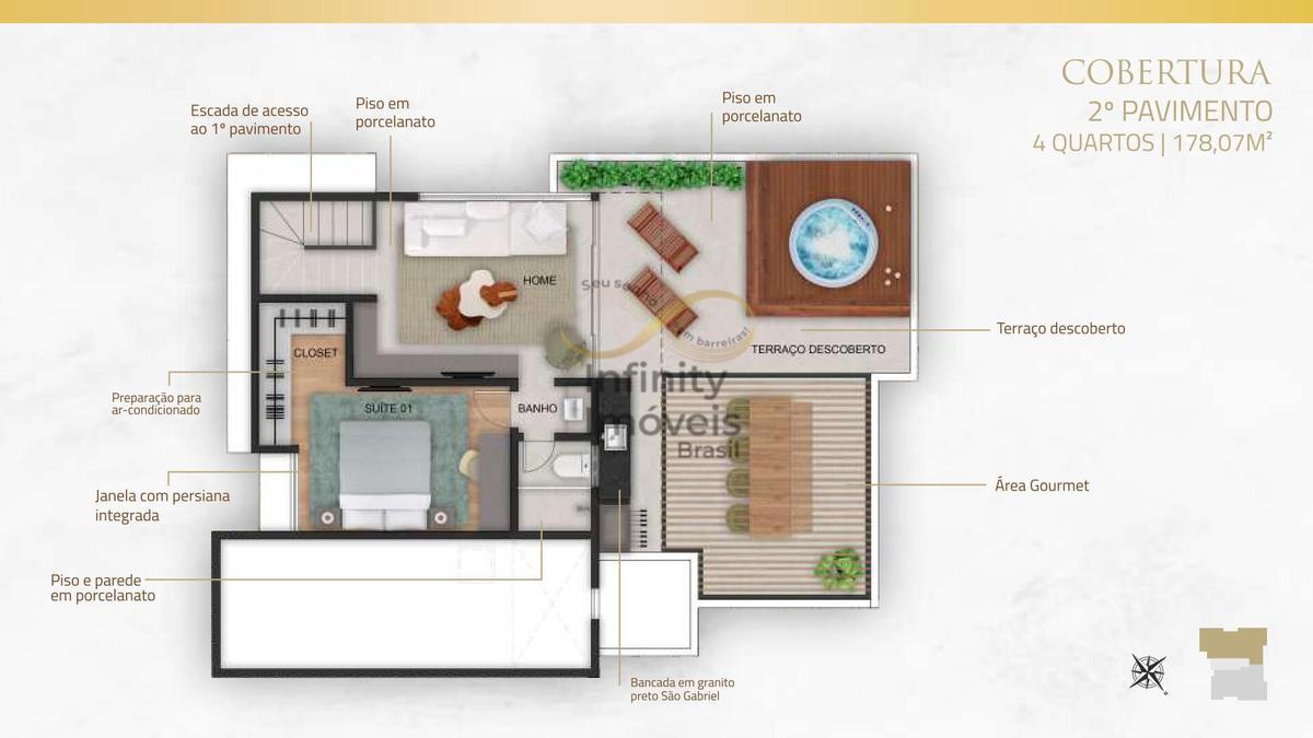 Apartamento, Carmo, 4 Quartos