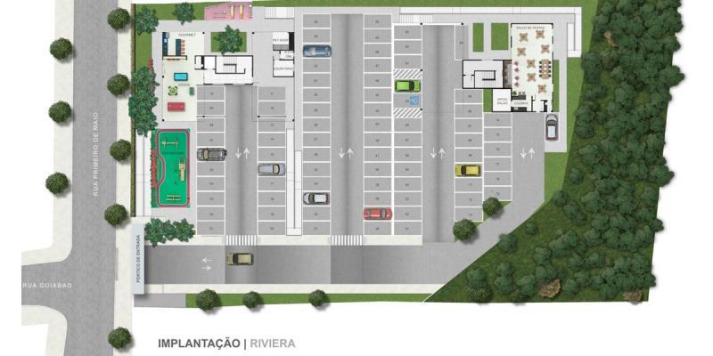 Apartamento, Nacional, 2 Quartos, 1 Vaga