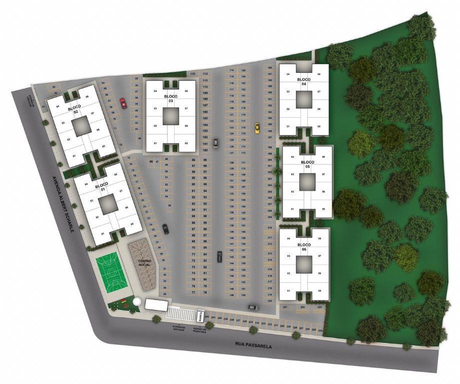 Apartamento, Paciência, 2 Quartos, 1 Vaga