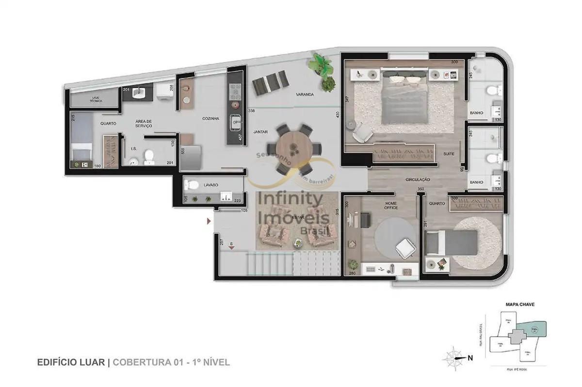 Apartamento, Vale do Sereno, 4 Quartos