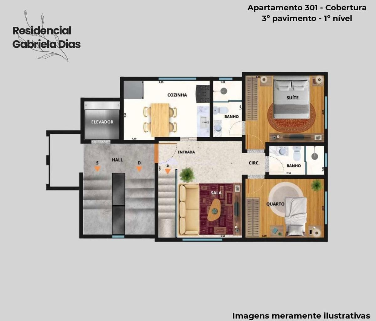 Apartamento, Santa Mônica, 3 Quartos, 2 Vagas, 2 Suítes