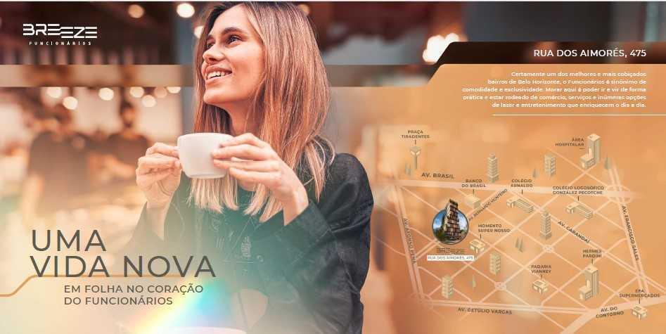 Apartamento, Funcionários, 3 Quartos, 2 Vagas, 1 Suíte