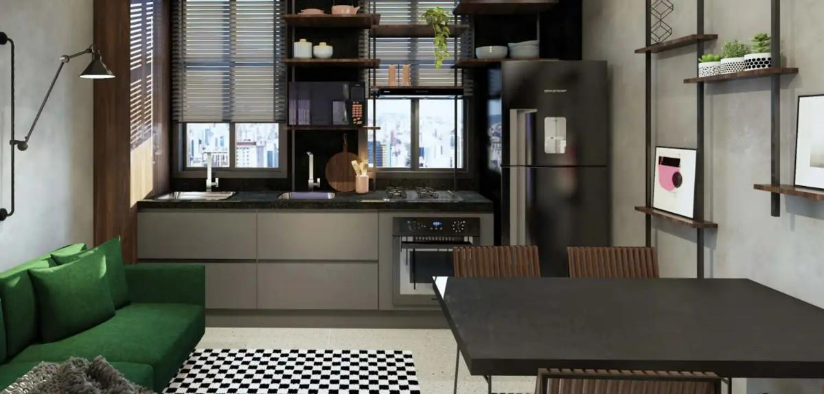 Apartamento, Centro, 2 Quartos, 0 Vaga, 1 Suíte