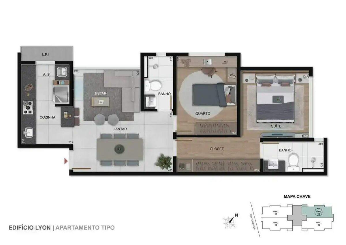 Apartamento, Prado, 3 Quartos, 2 Vagas, 1 Suíte