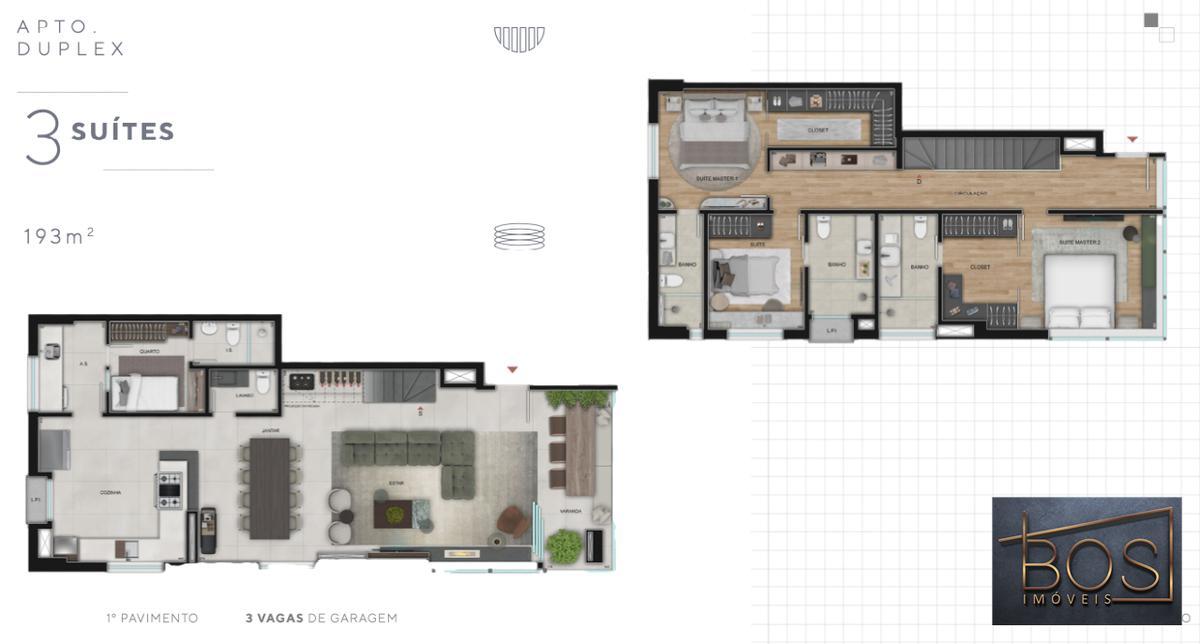 Apartamento, Lourdes, 3 Quartos, 2 Vagas, 1 Suíte