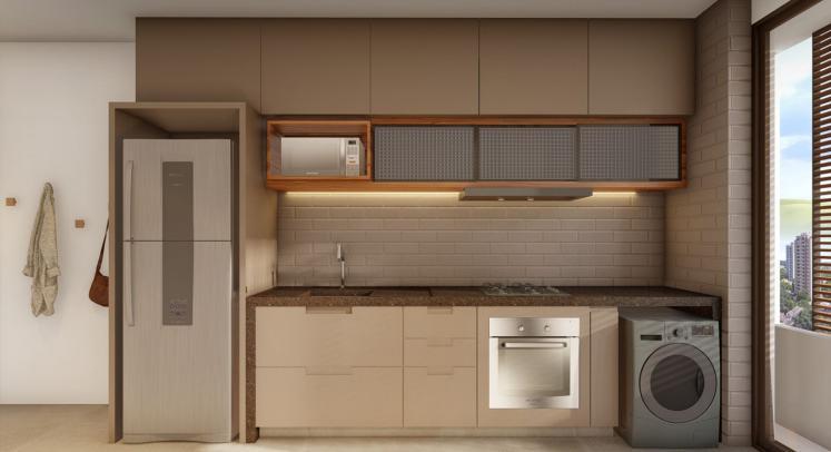 Apartamento, Nova Granada, 1 Quarto, 1 Vaga