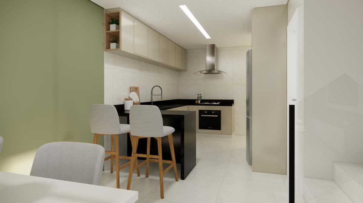 Casa, Santa Amélia, 3 Quartos, 2 Vagas, 1 Suíte