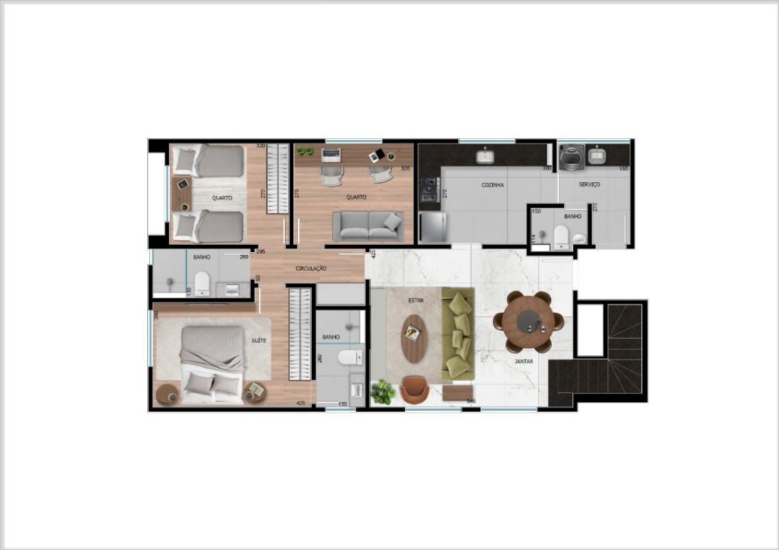 Apartamento, Padre Eustáquio, 3 Quartos, 2 Vagas, 1 Suíte