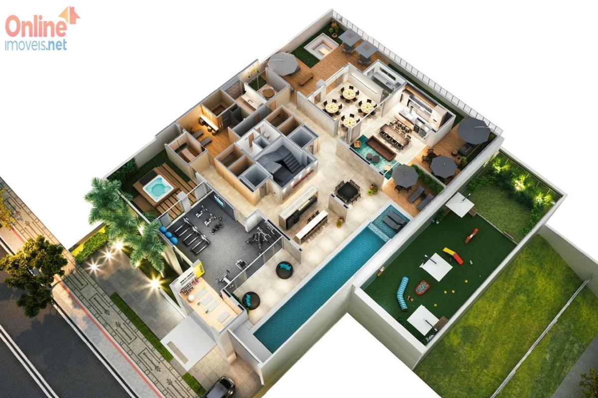 Apartamento, Lourdes, 2 Quartos, 0 Vaga, 2 Suítes