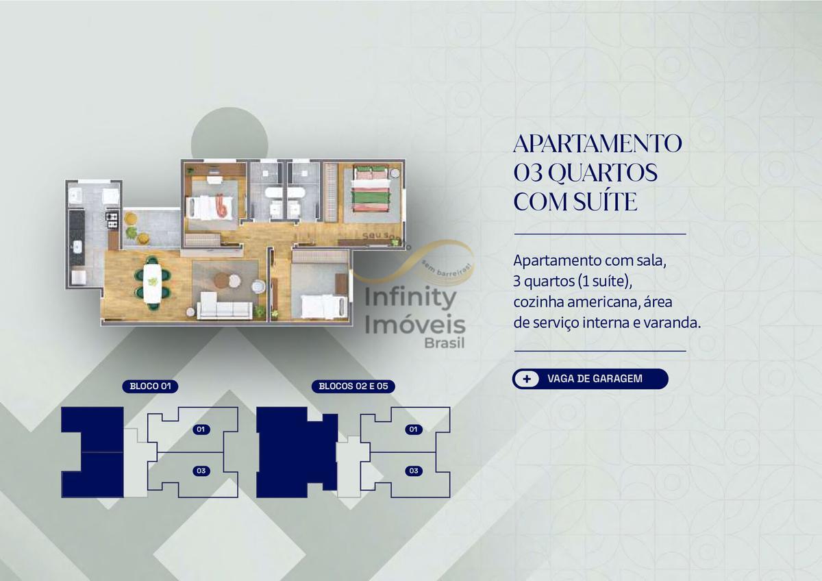 Apartamento, Boa Esperança, 3 Quartos