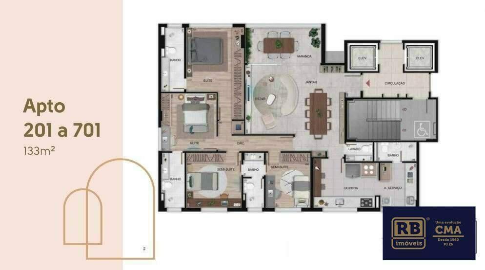 Apartamento, Santo Antônio, 4 Quartos, 2 Vagas, 4 Suítes