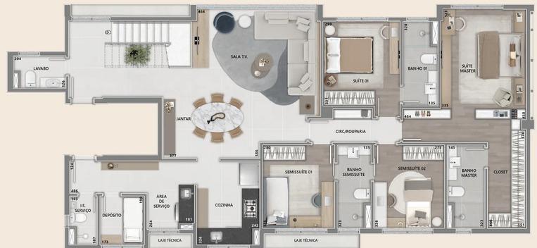 Cobertura, Santo Agostinho, 4 Quartos, 3 Vagas, 2 Suítes