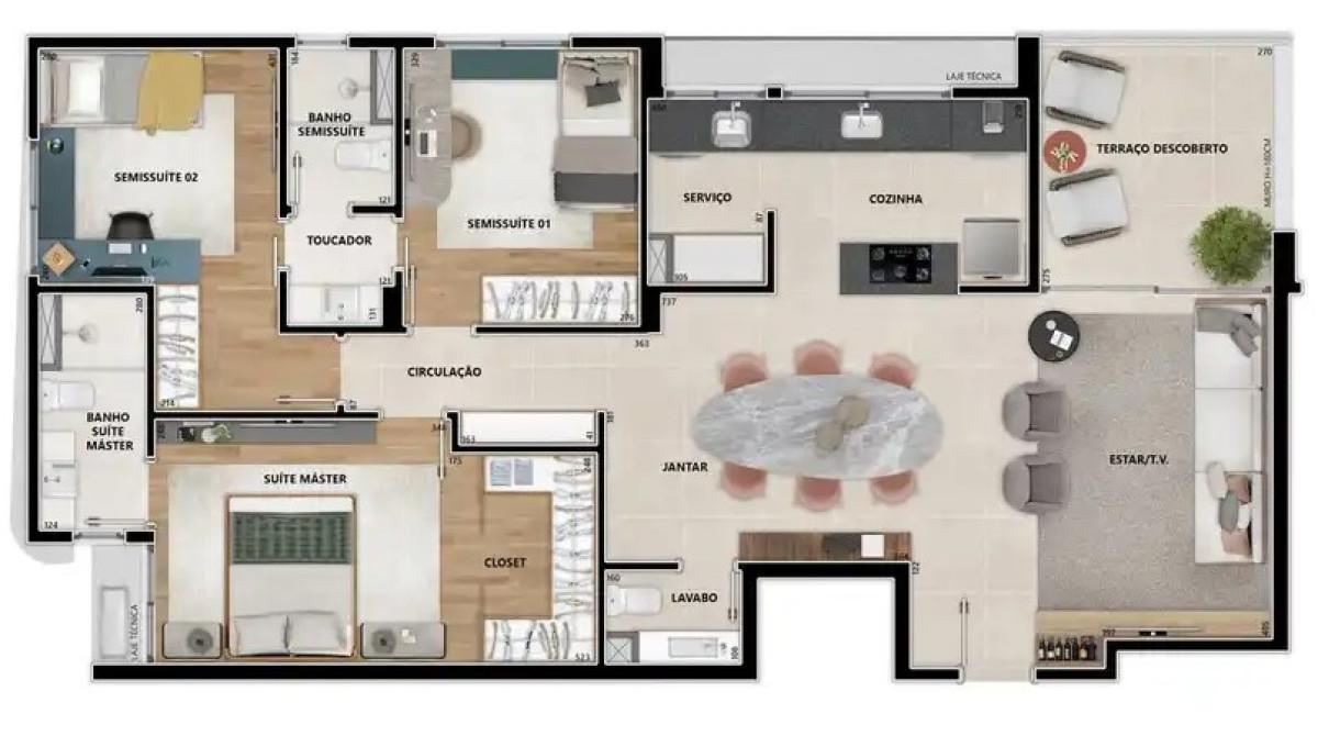 Apartamento, Anchieta, 3 Quartos, 2 Vagas, 1 Suíte