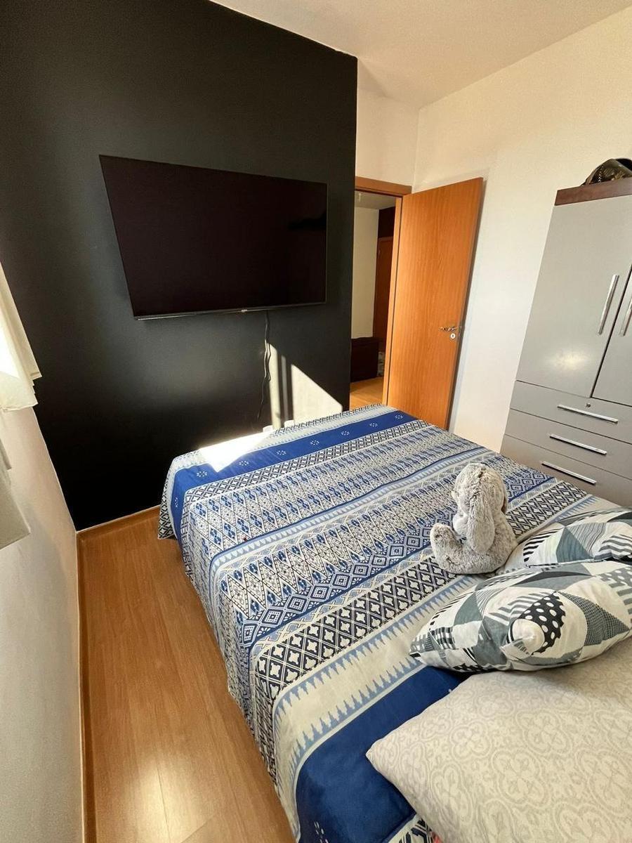 Apartamento, Urca (justinópolis), 2 Quartos, 1 Vaga