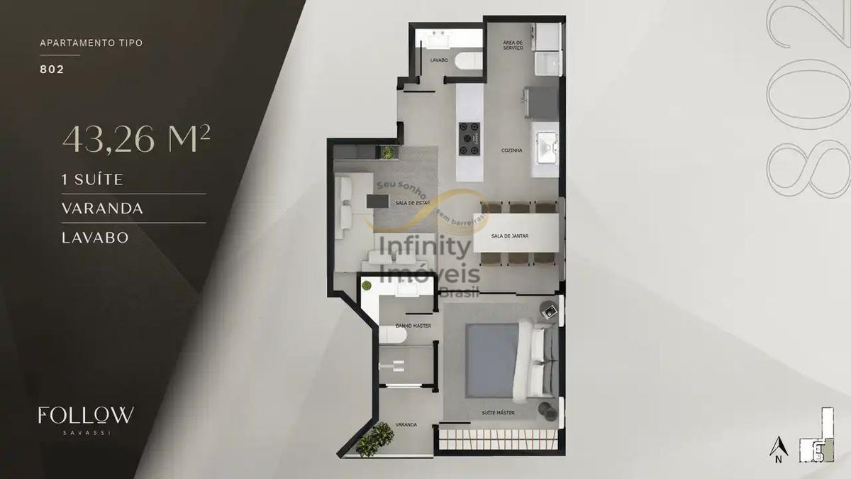 Apartamento, Savassi, 2 Quartos