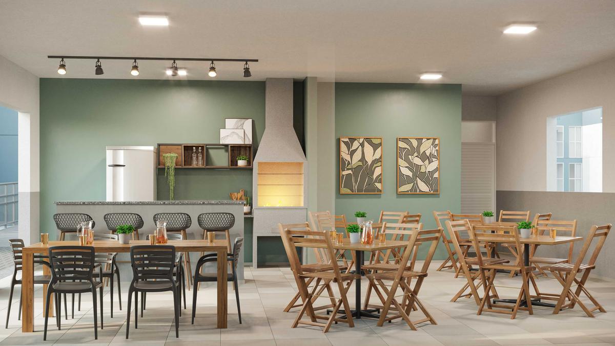 Apartamento, Caiapós, 2 Quartos, 1 Vaga