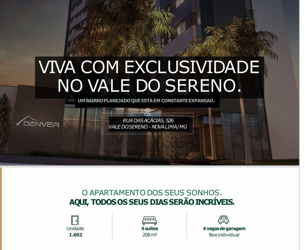 Apartamento, Vale do Sereno, 4 Quartos, 4 Vagas, 4 Suítes