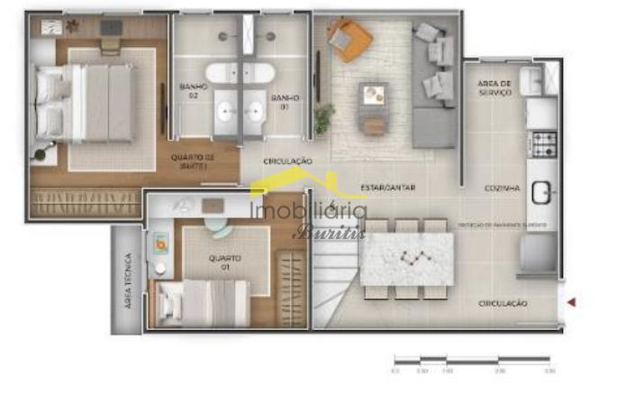 Cobertura, São Bento, 2 Quartos, 2 Vagas, 1 Suíte