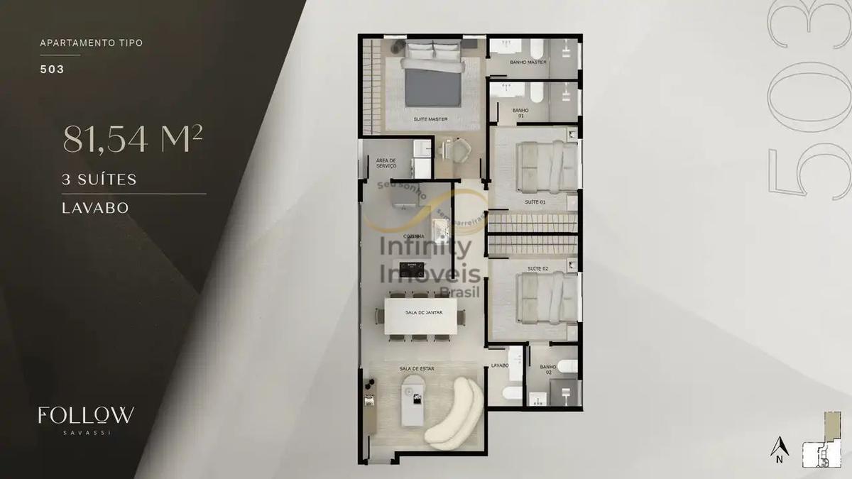 Apartamento, Savassi, 2 Quartos