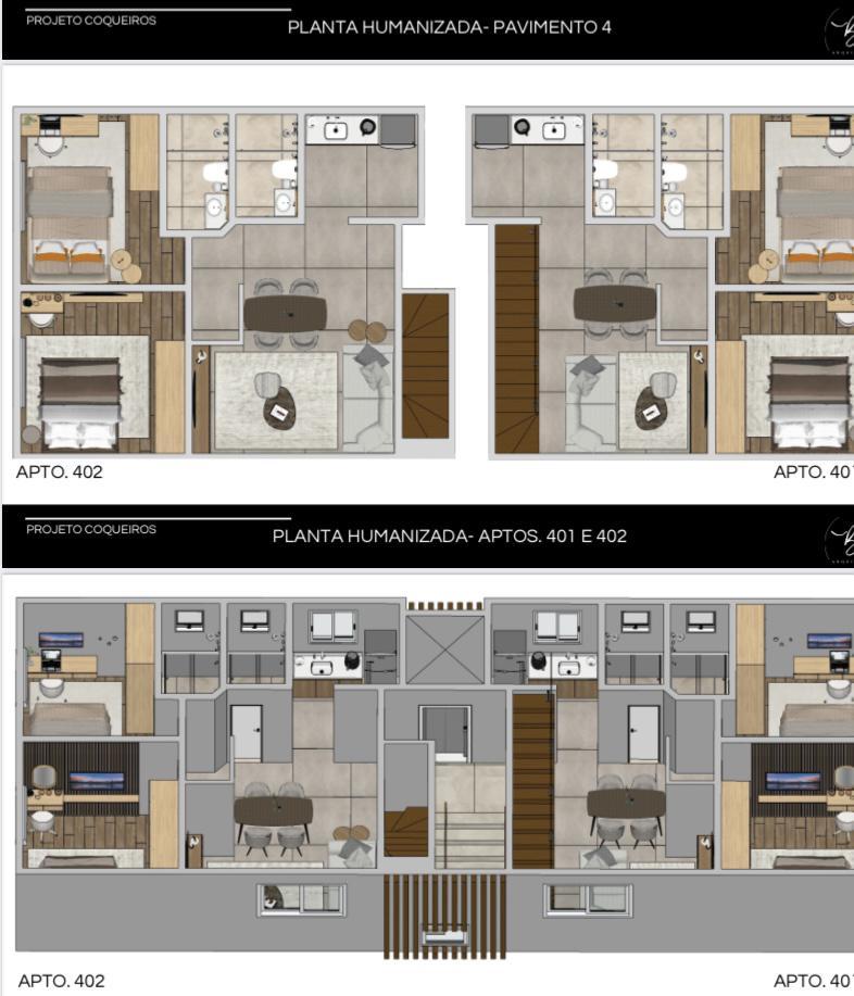 Cobertura, Coqueiros, 2 Quartos, 1 Vaga, 1 Suíte