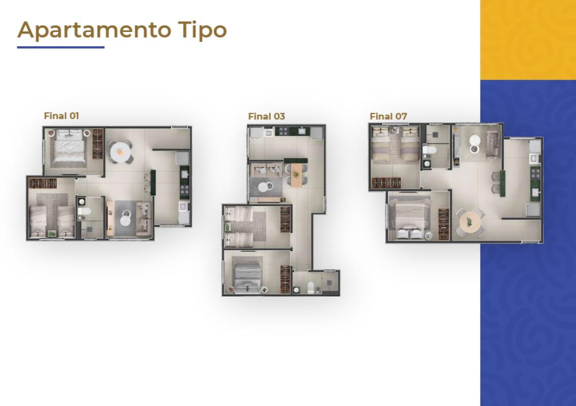 Apartamento, Teixeira Dias, 2 Quartos, 1 Vaga