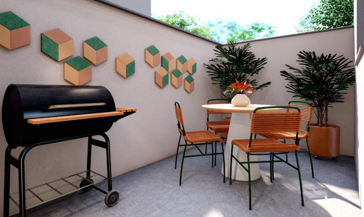 Apartamento, Bandeirinhas, 2 Quartos, 1 Vaga