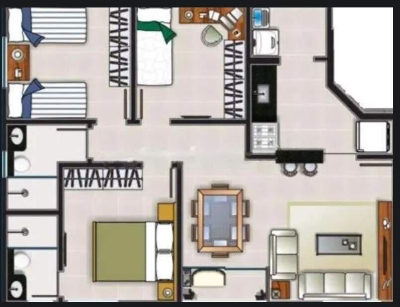 Apartamento, Salgado Filho, 3 Quartos, 2 Vagas, 1 Suíte
