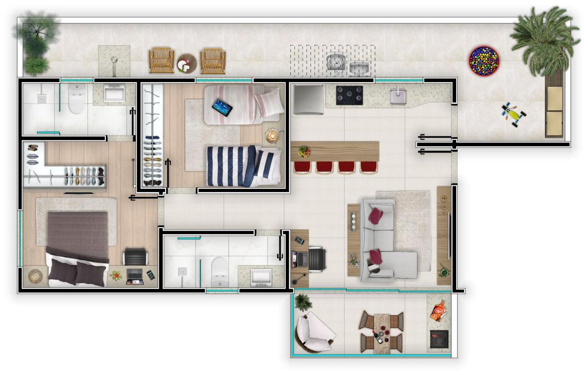 Apartamento, Santa Efigênia, 2 Quartos, 1 Vaga, 1 Suíte