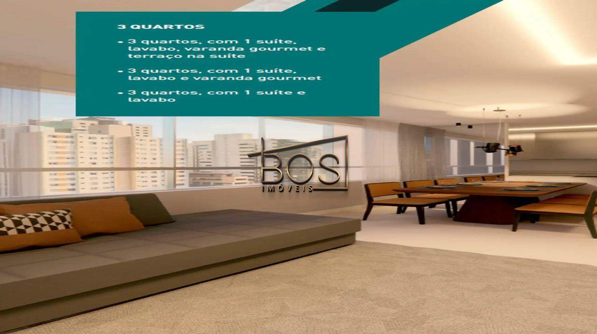 Apartamento, Lourdes, 3 Quartos, 2 Vagas, 1 Suíte