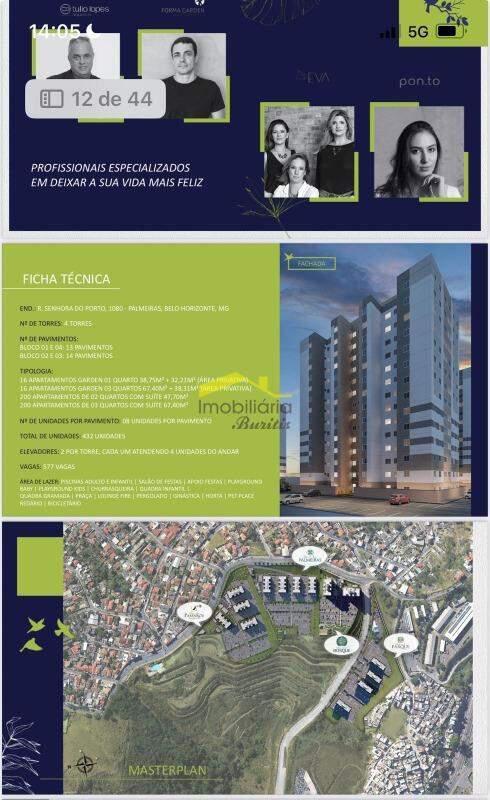 Apartamento, Palmeiras, 3 Quartos, 2 Vagas, 1 Suíte