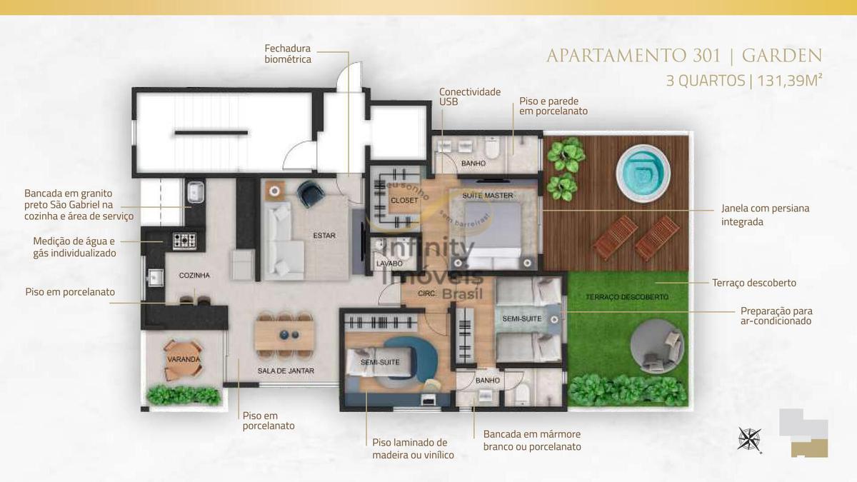 Apartamento, Carmo, 4 Quartos