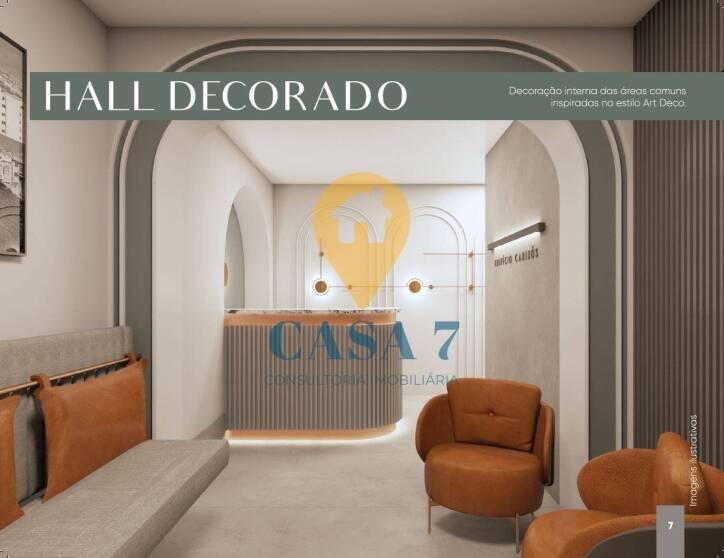 Apartamento, Centro, 2 Quartos, 0 Vaga, 1 Suíte