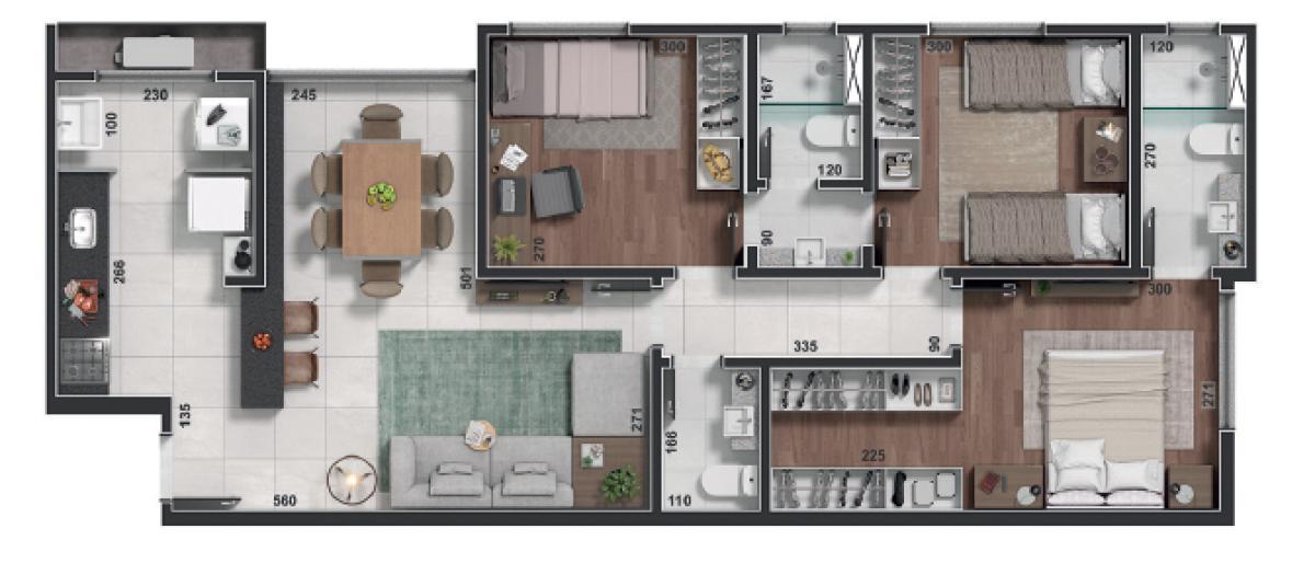 Apartamento, Prado, 3 Quartos, 2 Vagas, 2 Suítes