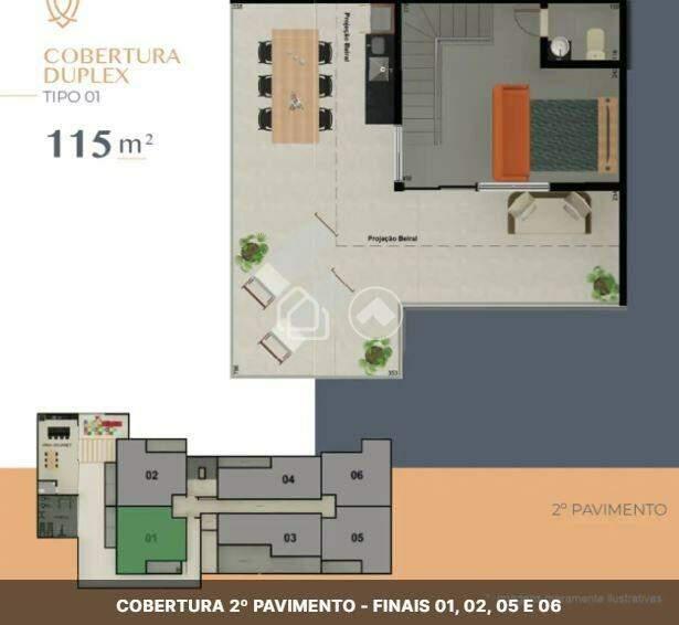 Apartamento, Castelo, 2 Quartos, 1 Vaga, 1 Suíte