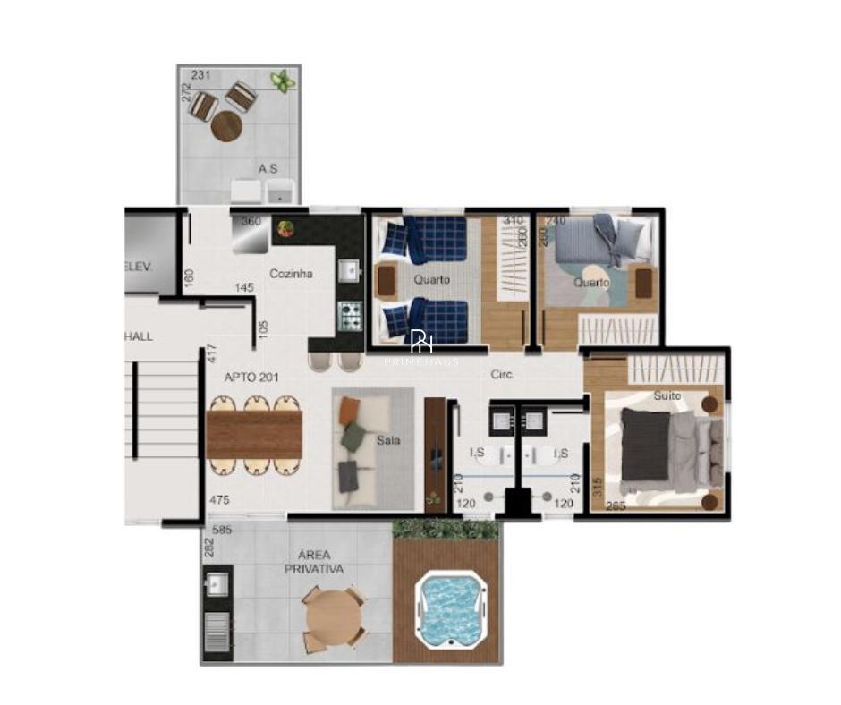 Apartamento, Brasil Industrial, 3 Quartos, 2 Vagas, 1 Suíte