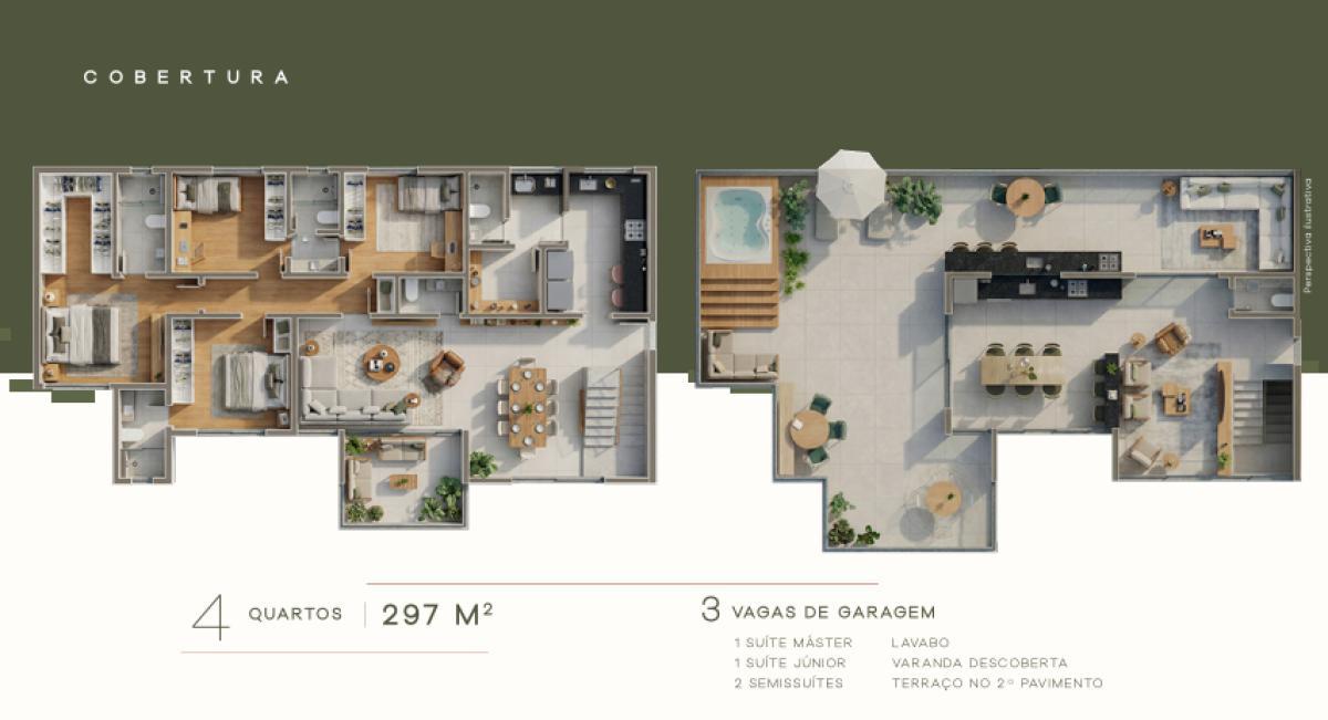 Apartamento, Santa Lúcia, 4 Quartos, 3 Vagas, 4 Suítes