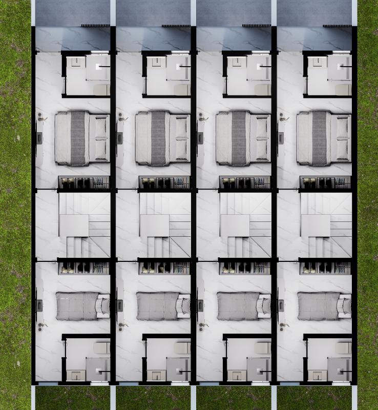 Casa, Alvorada, 2 Quartos, 1 Vaga, 1 Suíte