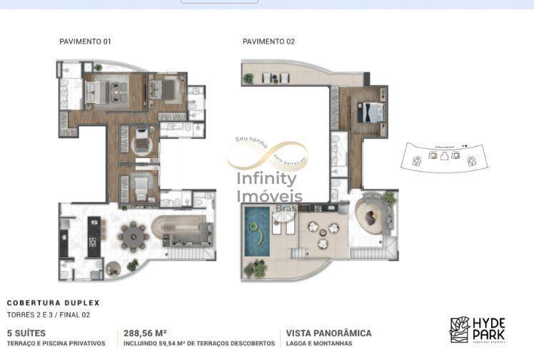 Apartamento, Lagoa dos Ingleses, 5 Quartos