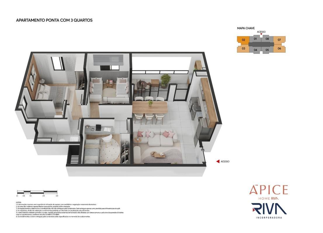 Apartamento, Dom Cabral, 3 Quartos, 1 Vaga, 1 Suíte