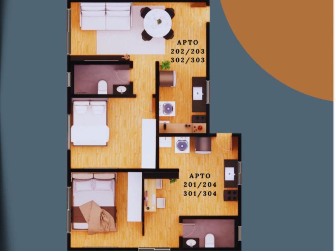 Apartamento, Barreiro, 1 Quarto, 1 Vaga