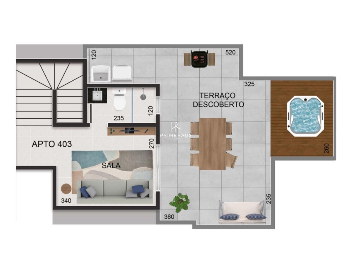 Cobertura, Araguaia, 2 Quartos, 2 Vagas, 1 Suíte