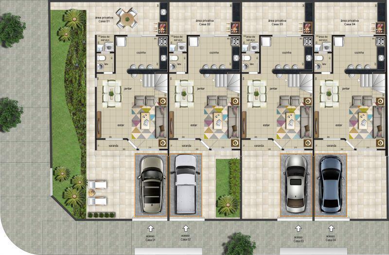 Apartamento, Parque Leblon, 2 Quartos, 1 Vaga