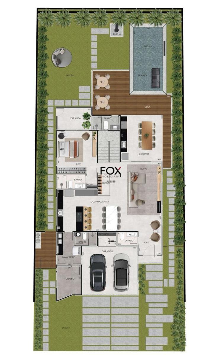 Casa, Alphaville - Lagoa dos Ingleses, 4 Quartos, 2 Vagas, 2 Suítes