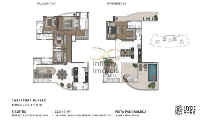 Apartamento, Lagoa dos Ingleses, 5 Quartos