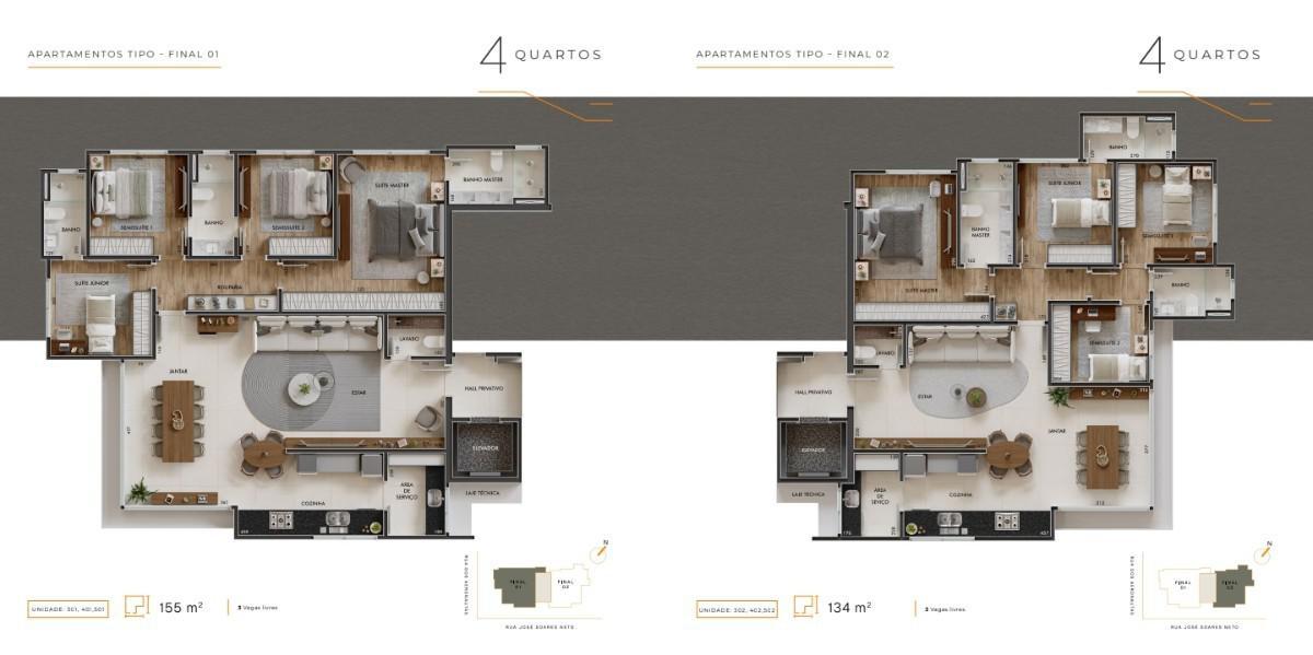 Cobertura, Liberdade, 4 Quartos, 4 Vagas, 3 Suítes