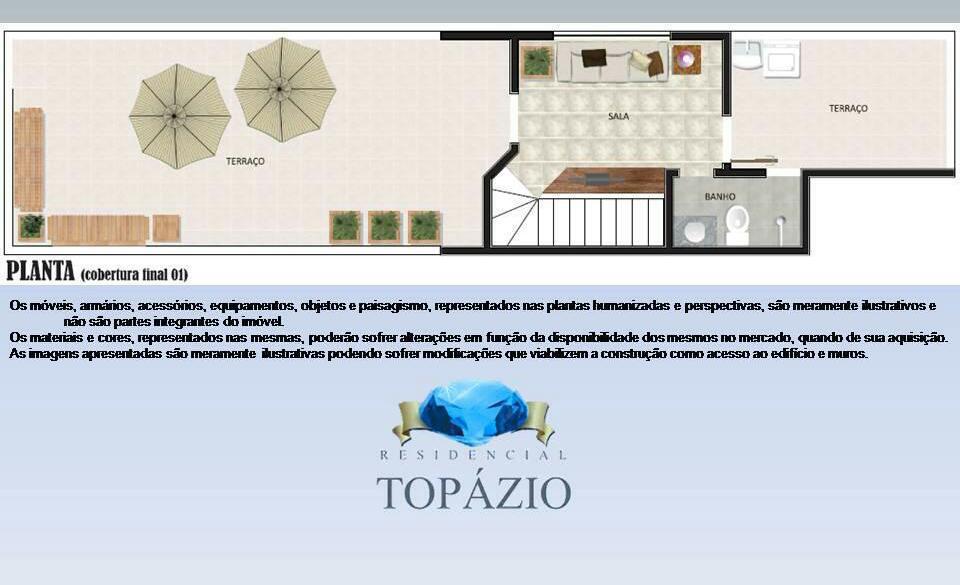 Apartamento, Ressaca, 2 Quartos, 1 Vaga, 1 Suíte