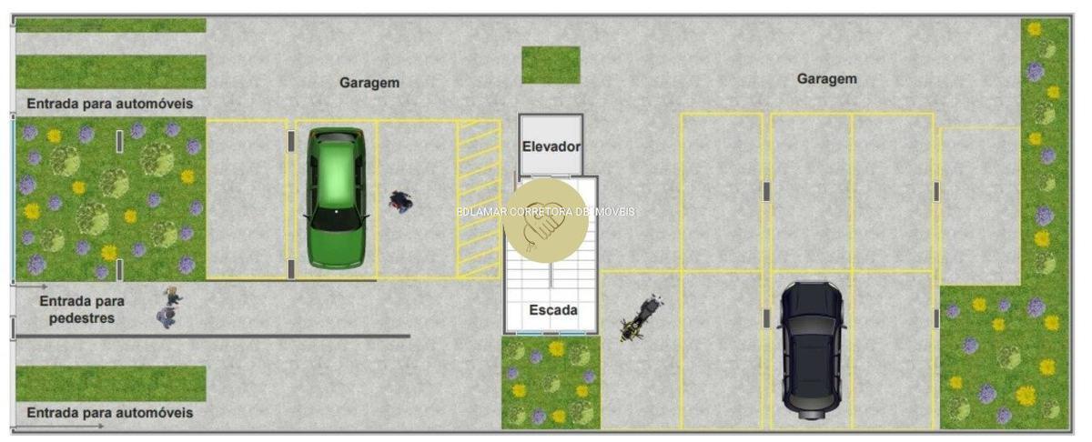 Apartamento, Diamante, 3 Quartos, 2 Vagas, 1 Suíte