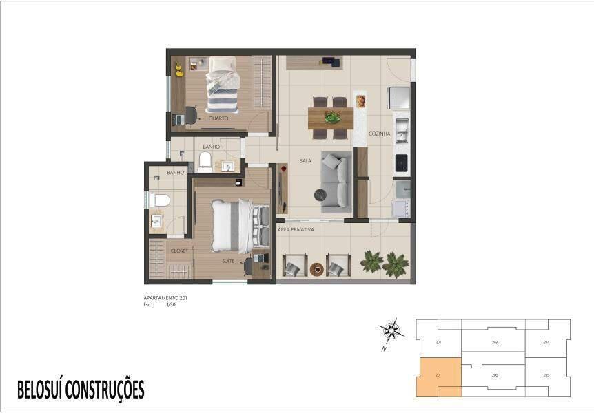Cobertura, Boa Esperança, 3 Quartos, 2 Vagas, 1 Suíte